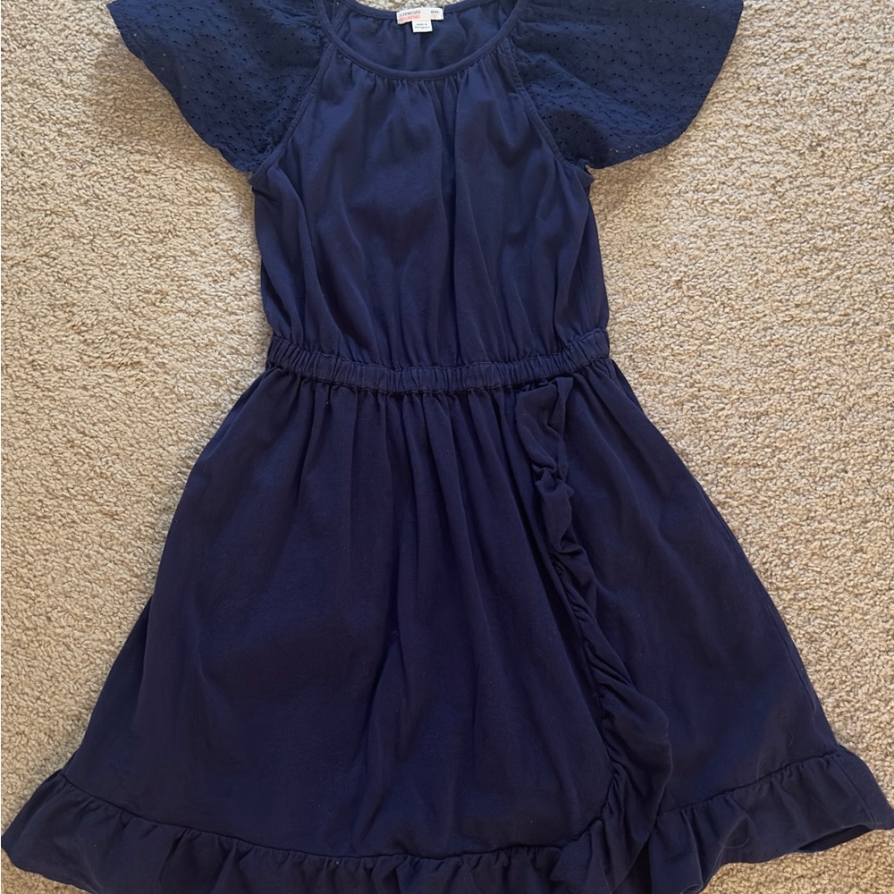 Crewcuts Midnight Blue Casual Kids Dress